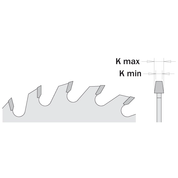 CMT XTreme Predrezový kotúč kónický - D125x3,4-4,2 d20 Z24 HW