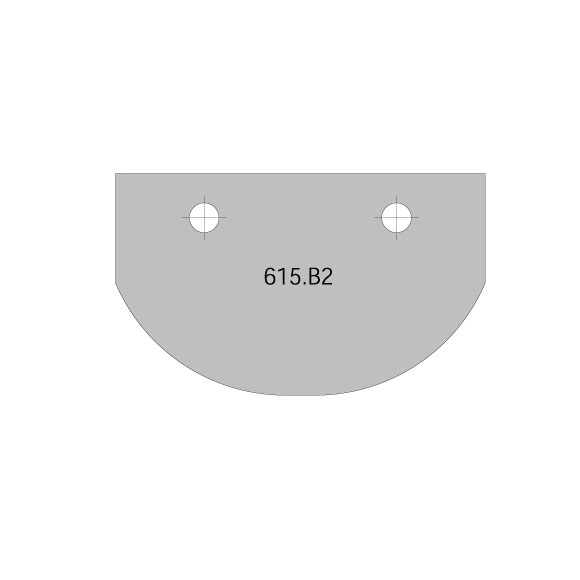 CMT 615 Profilový HW nôž B2 pre frézu