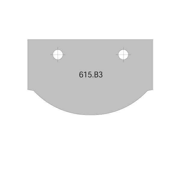 CMT 615 Profilový HW nôž B3 pre frézu