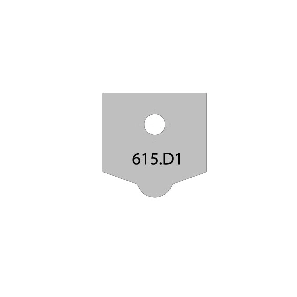 CMT 615 Profilový HW nôž D1 pre frézu