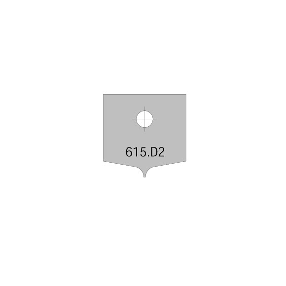 CMT 615 Profilový HW nôž D2 pre frézu