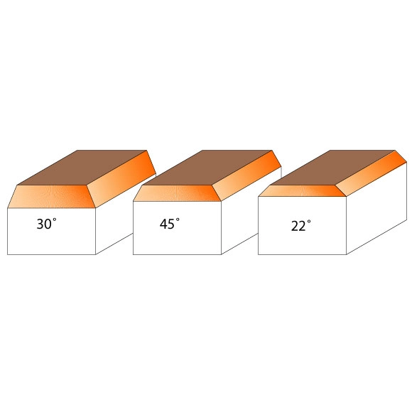 CMT Kombinovaná orezávacia fréza - 30° D12x12,7 L44,5 S=6 HW