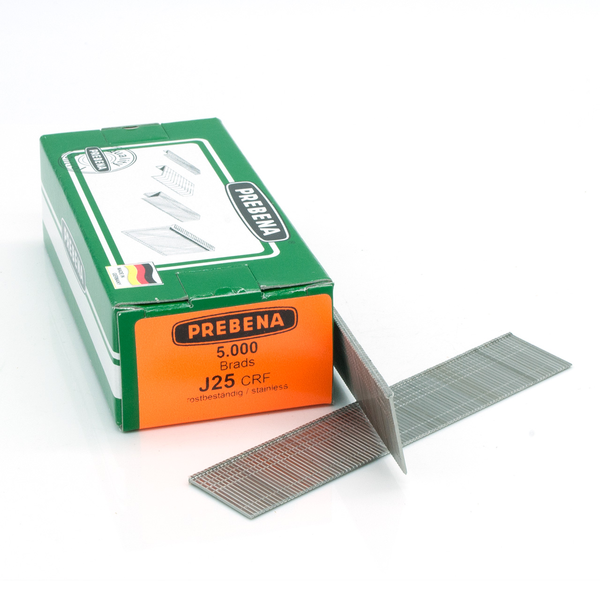 J25CRF Nerezové klince Brads 25mm |Balenie 5 000 ks