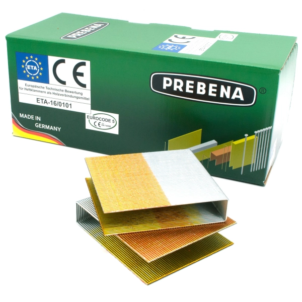 WD70CSVHA-ETA Spony silne pozinkované, živicované (ETA) | dĺžka 70 mm | šírka 11 mm | Balenie 2 880 ks | šírka 25,80 mm