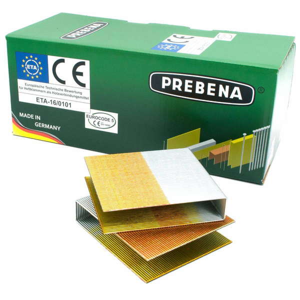 WP120CRFHA-ETA Spony nerezové, živicované (ETA) | dĺžka 120 mm | šírka 11 mm | Balenie 1 450 ks